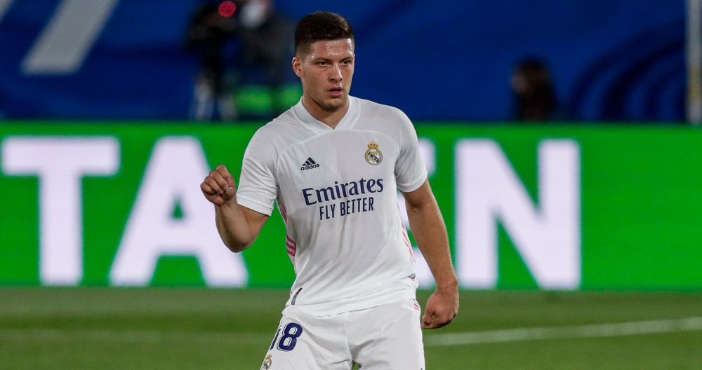 Luka Jovic en un partido con el Real Madrid / RM