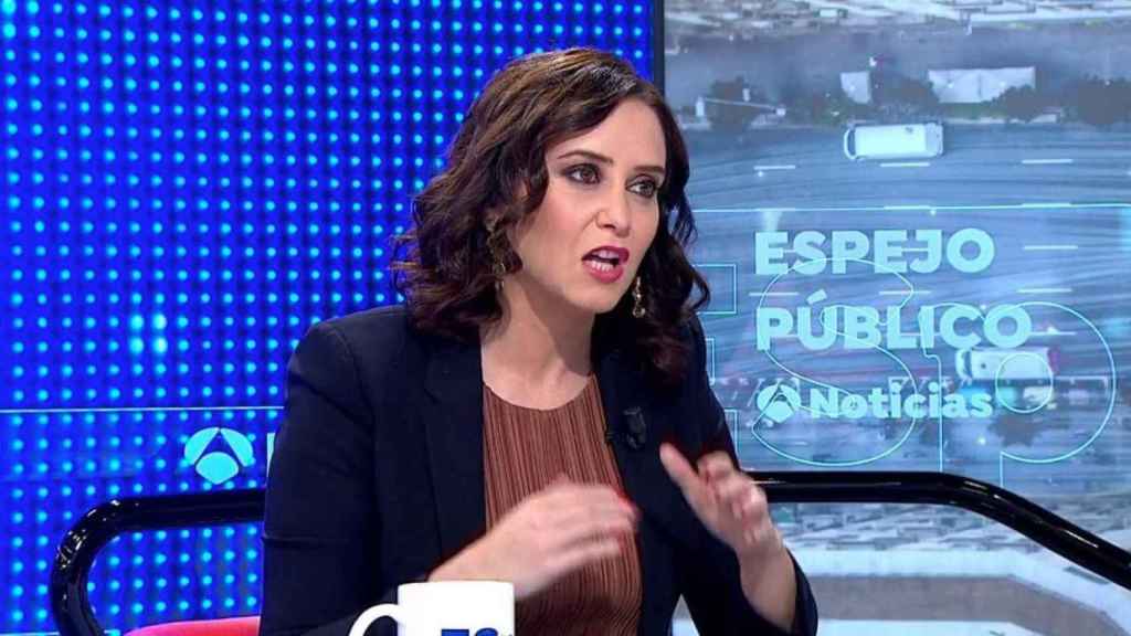 Isabel Díaz Ayuso en 'Espejo Público' / 'ESPEJO PÚBLICO'