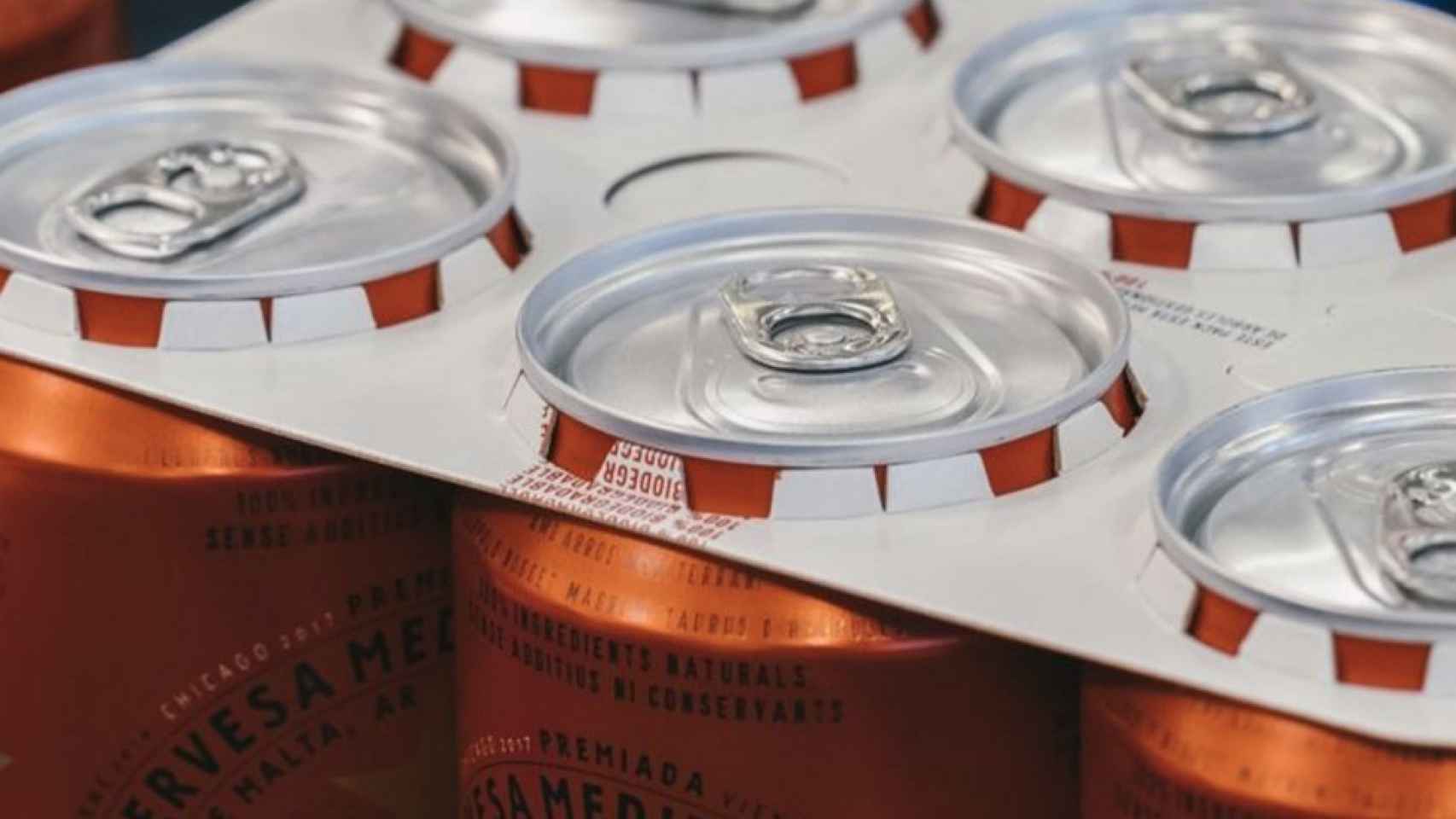 Sistema libre de anillas de plástico de Cervezas Damm / ESTRELLA DAMM