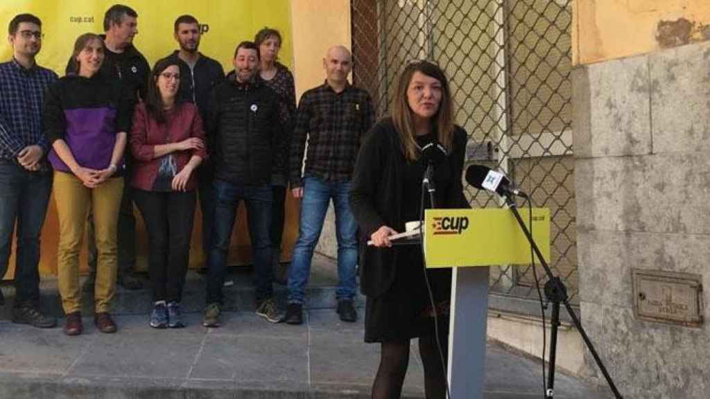 La alcaldesa inhabilitada de la CUP Montse Venturós, que vuelve a presentarse a las elecciones / CUP BERGA