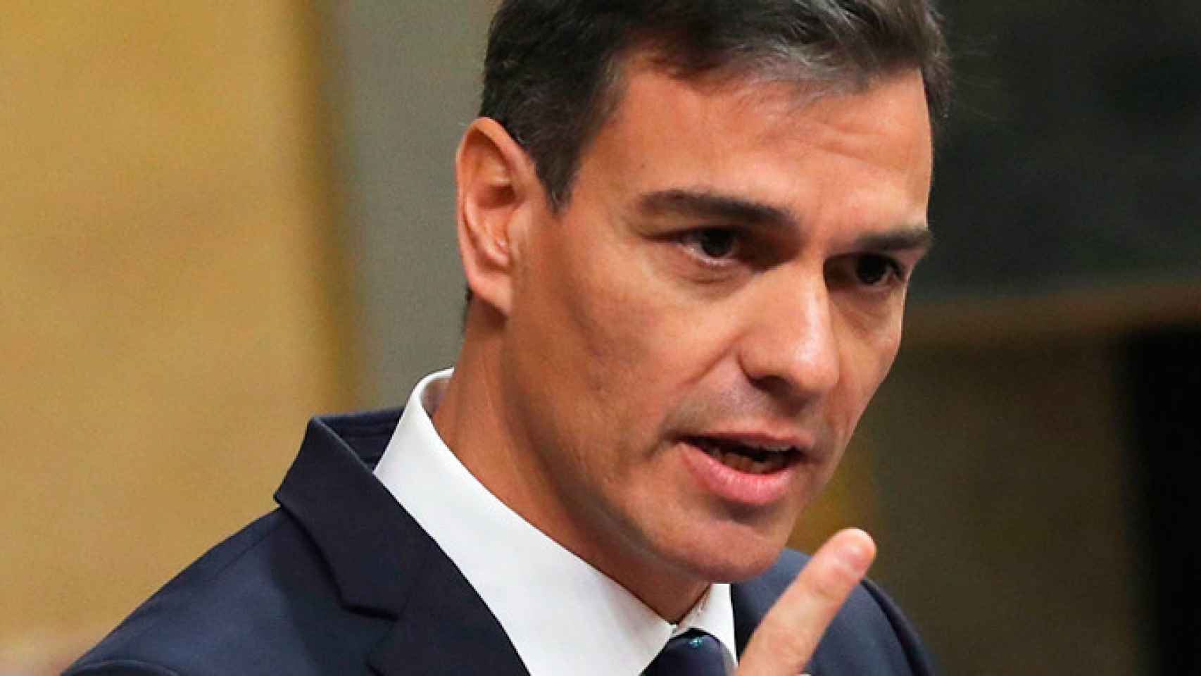 Pedro Sánchez, presidente del Gobierno, en su comparecencia en el Congreso de Diputados / EFE