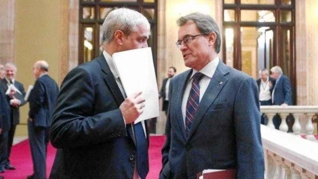 Germà Gordó y Artur Mas