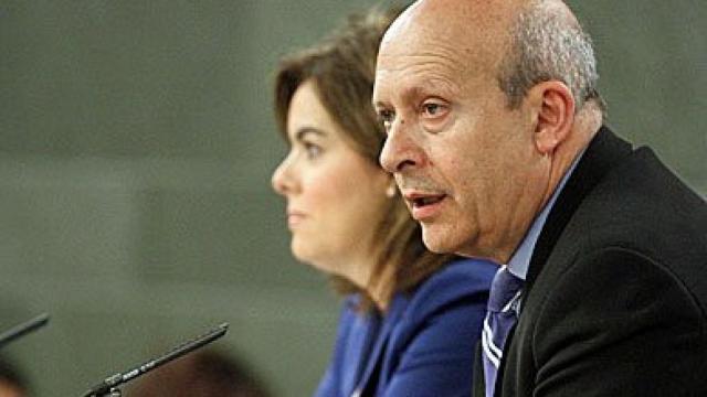 El ministro de Educación, Cultura y Deporte, José Ignacio Wert