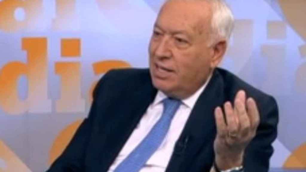 El ministro de Asuntos Exteriores, José Manuel García-Margallo, este lunes en una entrevista en 8tv