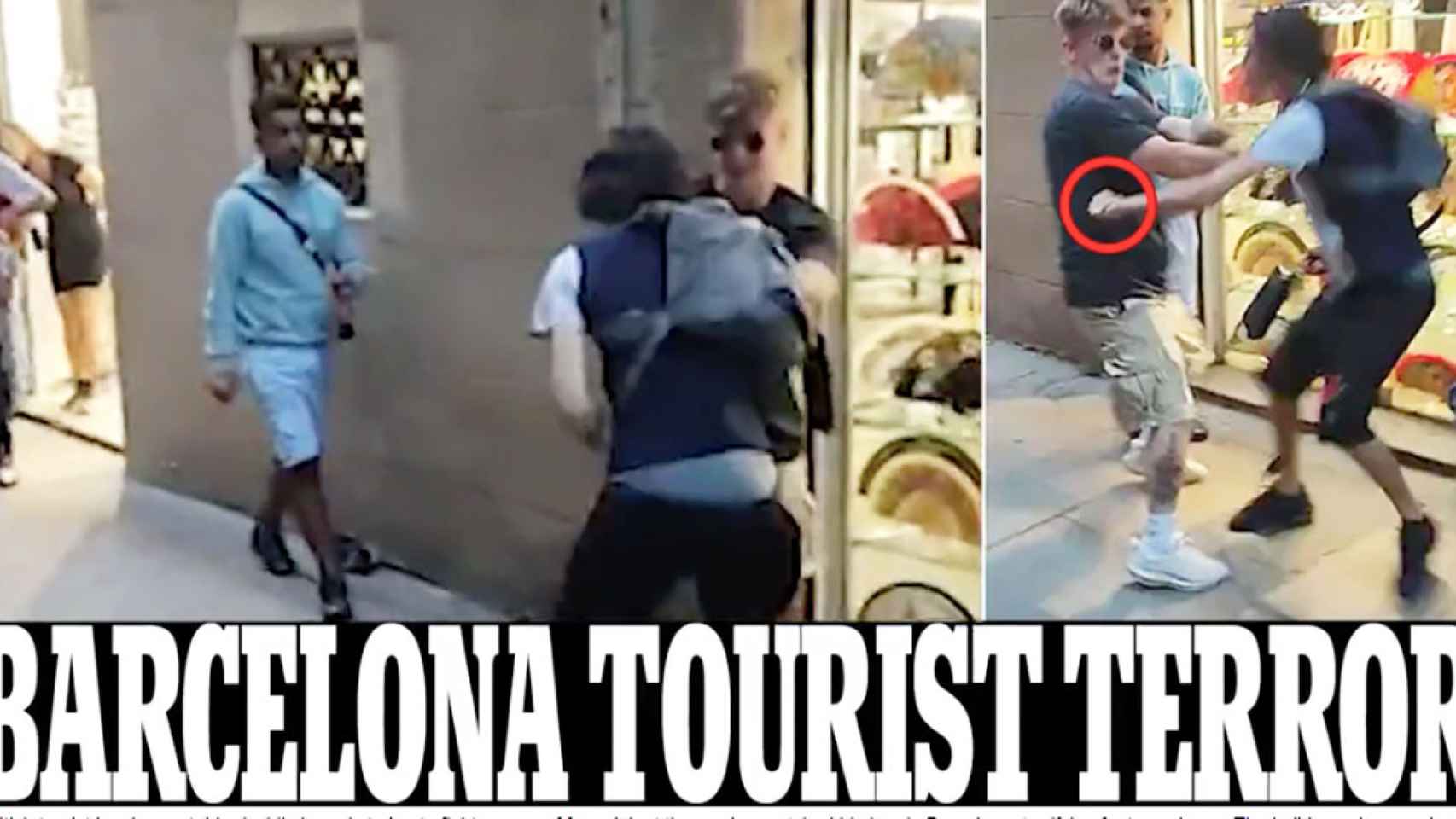 apunalan turista britanico barcelona