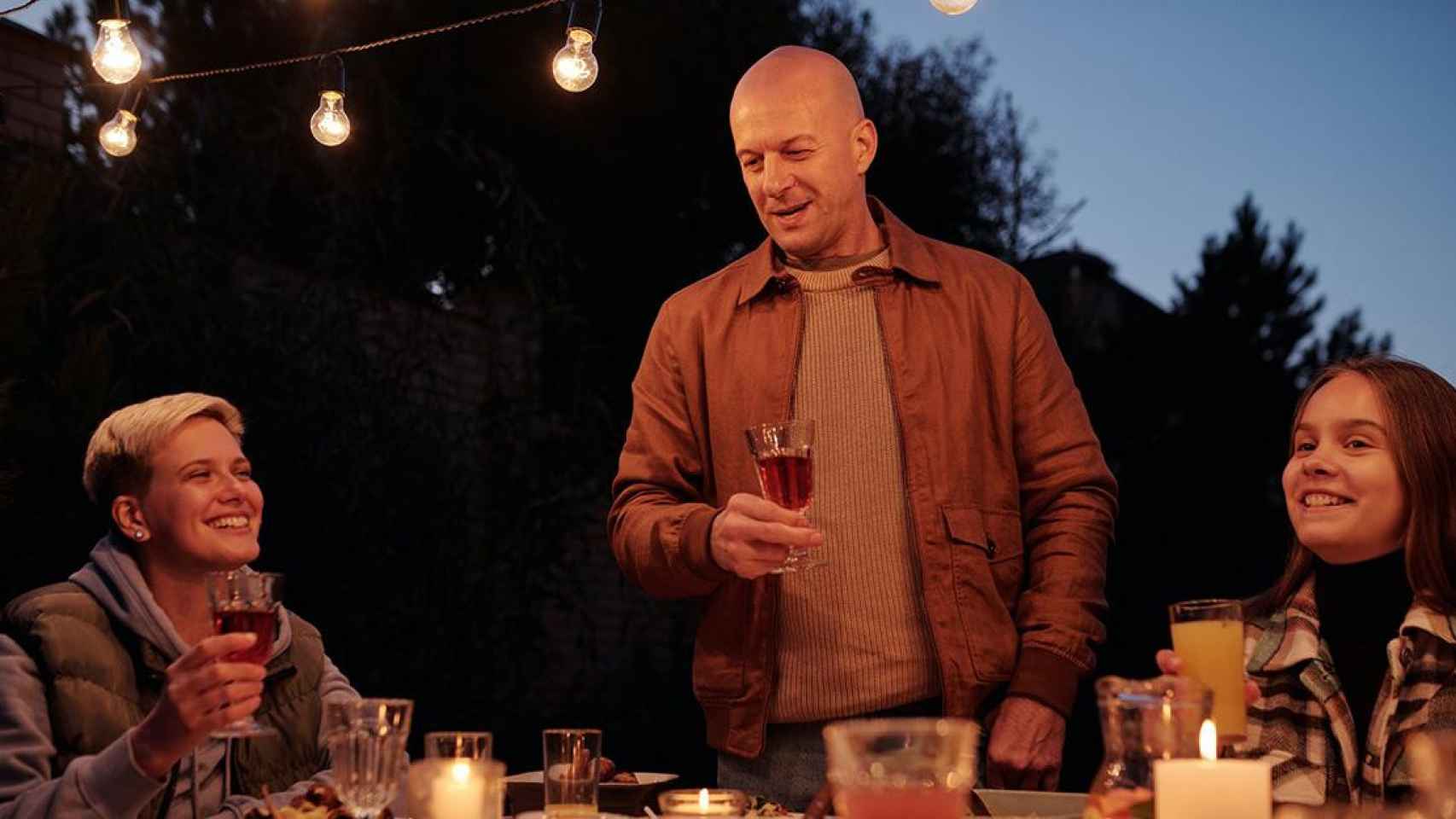 Celebración al aire libre