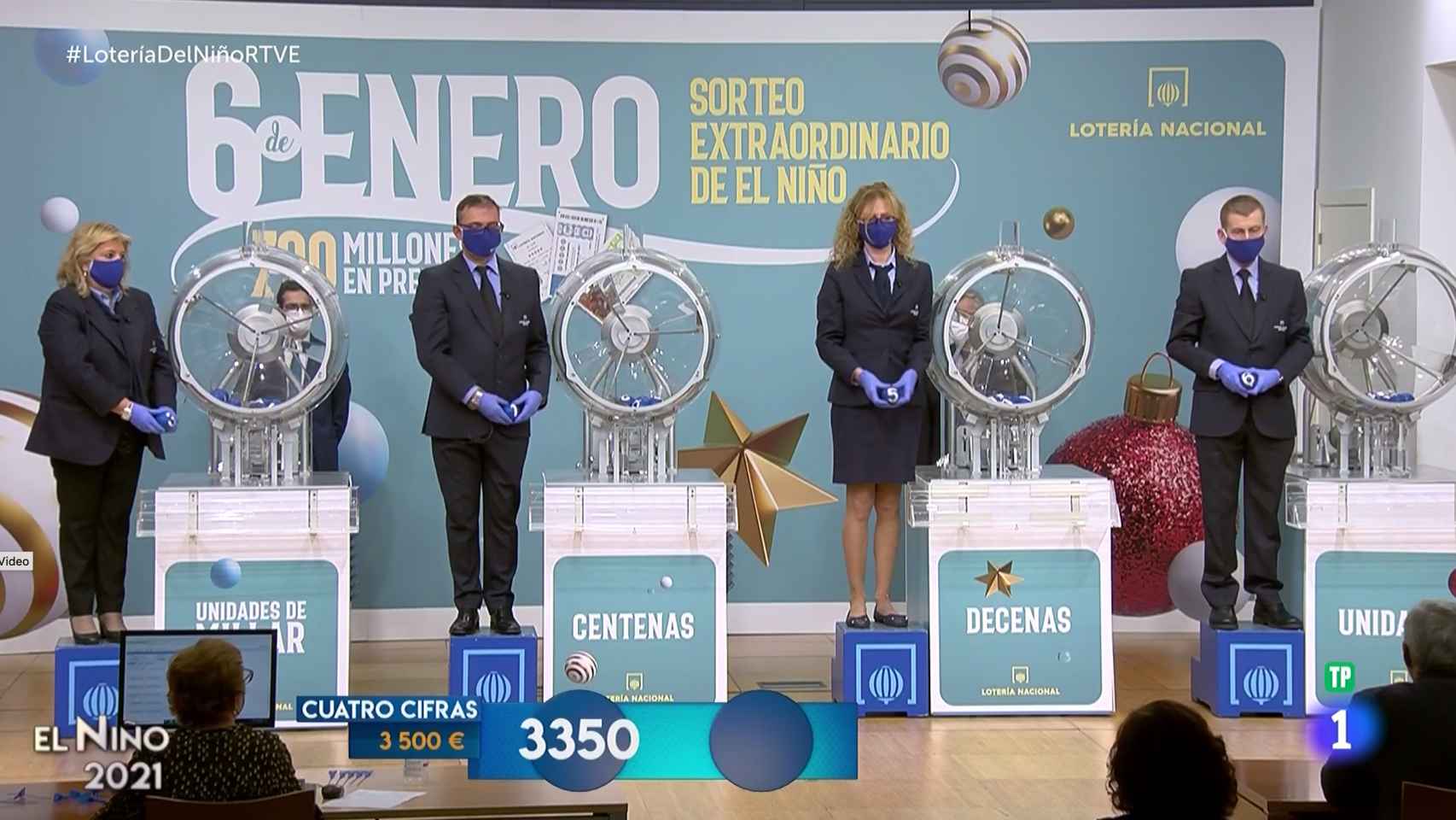 Sorteo de lotería de El Niño / RTVE