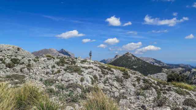 La Sierra de Alfabia, en la isla de Mallorca, uno de los lugares con rachas de viento más fuertes de España