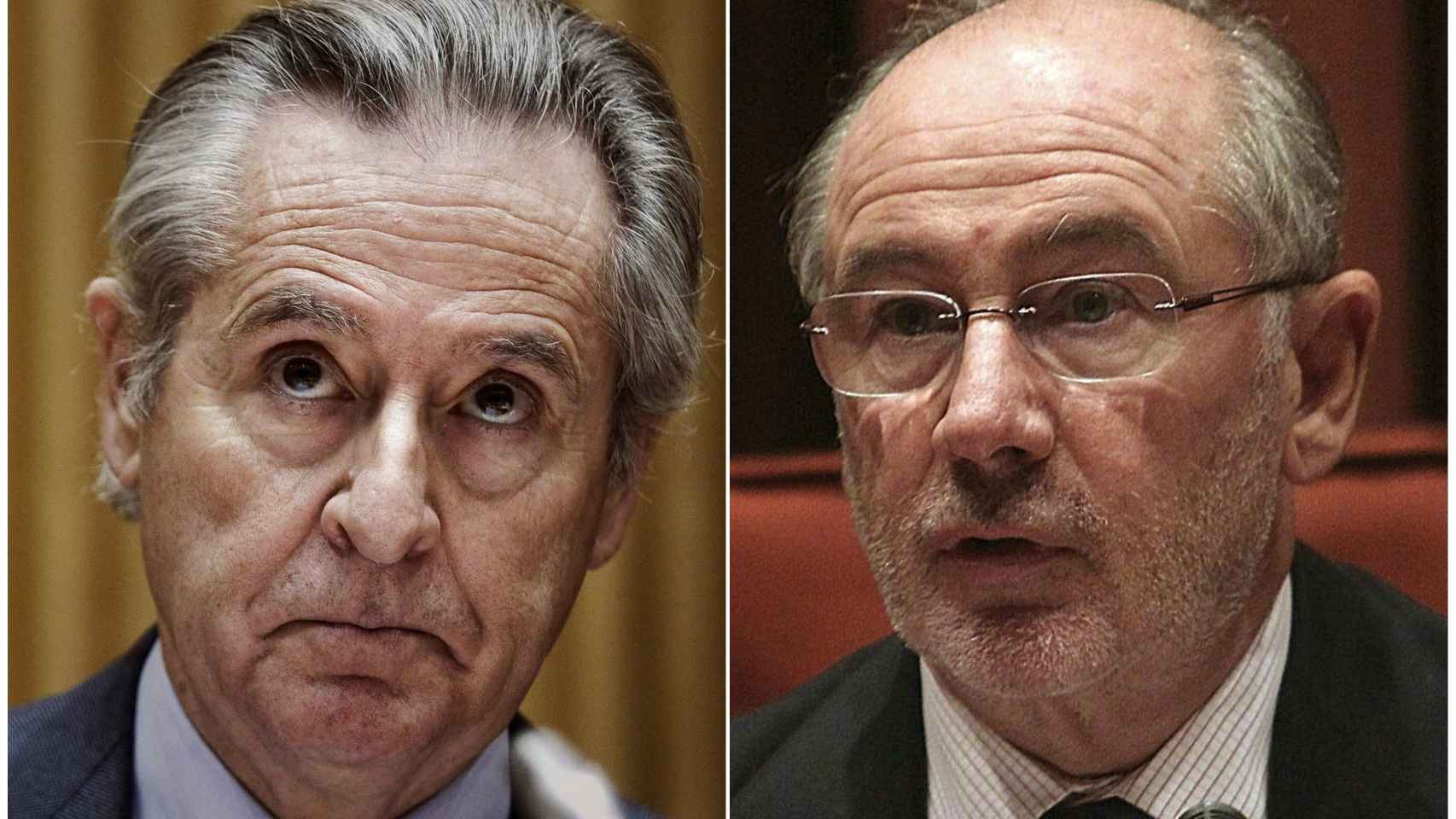 Imágenes de archivo de Miguel Blesa y Rodrigo Rato, condenados a seis y cuatro años y medio de cárcel por las tarjetas 'black' / EFE