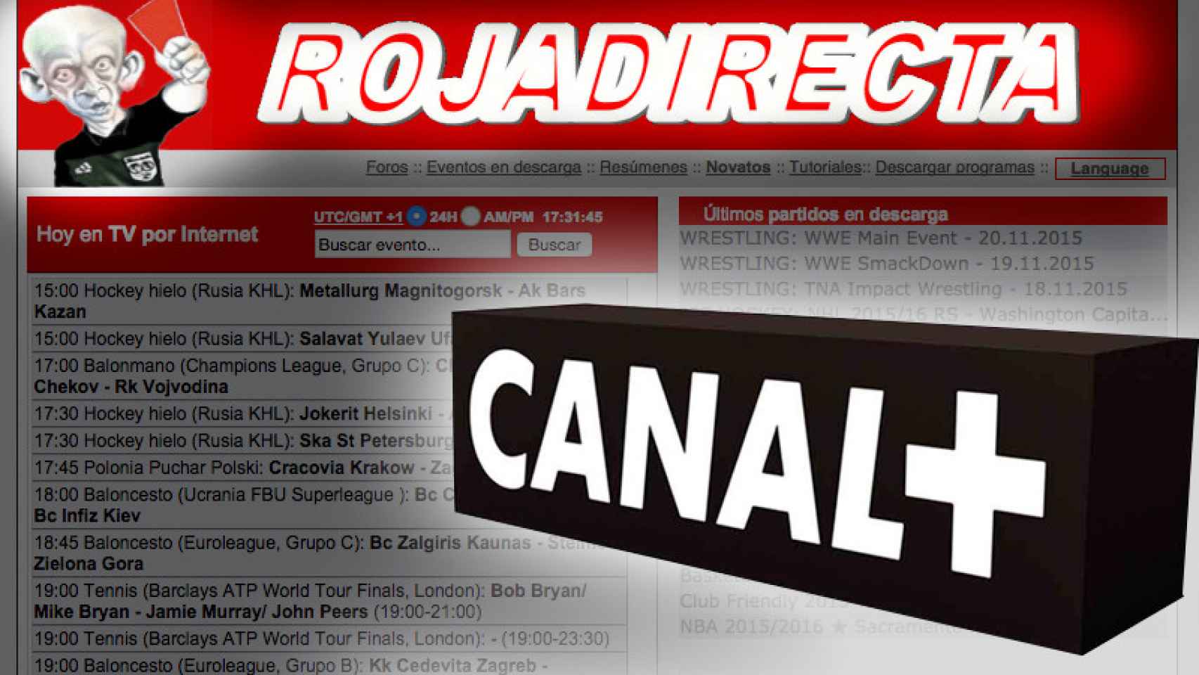 Canal  intenta neutralizar a Rojadirecta antes del 'clásico' del próximo sábado.