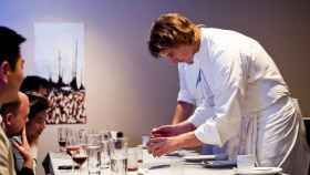 El chef Grant Achatz, en su restaurante Alinea de Chicago.