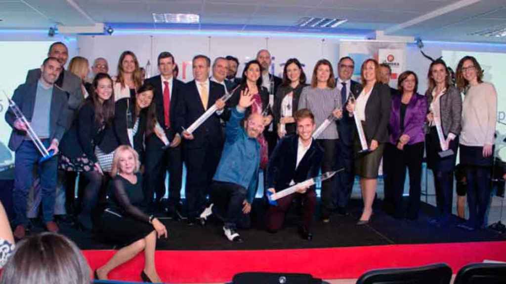 Premiados en la gala de la comunicación organizada por PRNoticias en Madrid.