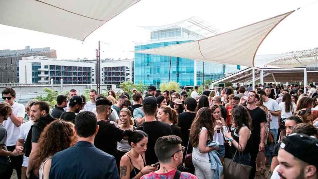 La terraza de Catwalk Barcelona, durante una sesión antes de la pandemia / CG