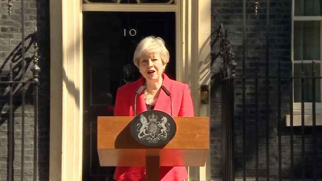 La primera ministra de Reino Unido, Theresa May