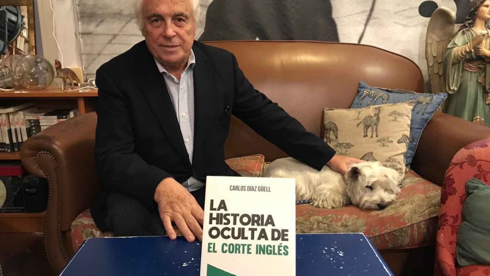 Carlos Díaz Güell durante la presentación de 'La historia oculta de El Corte Inglés'