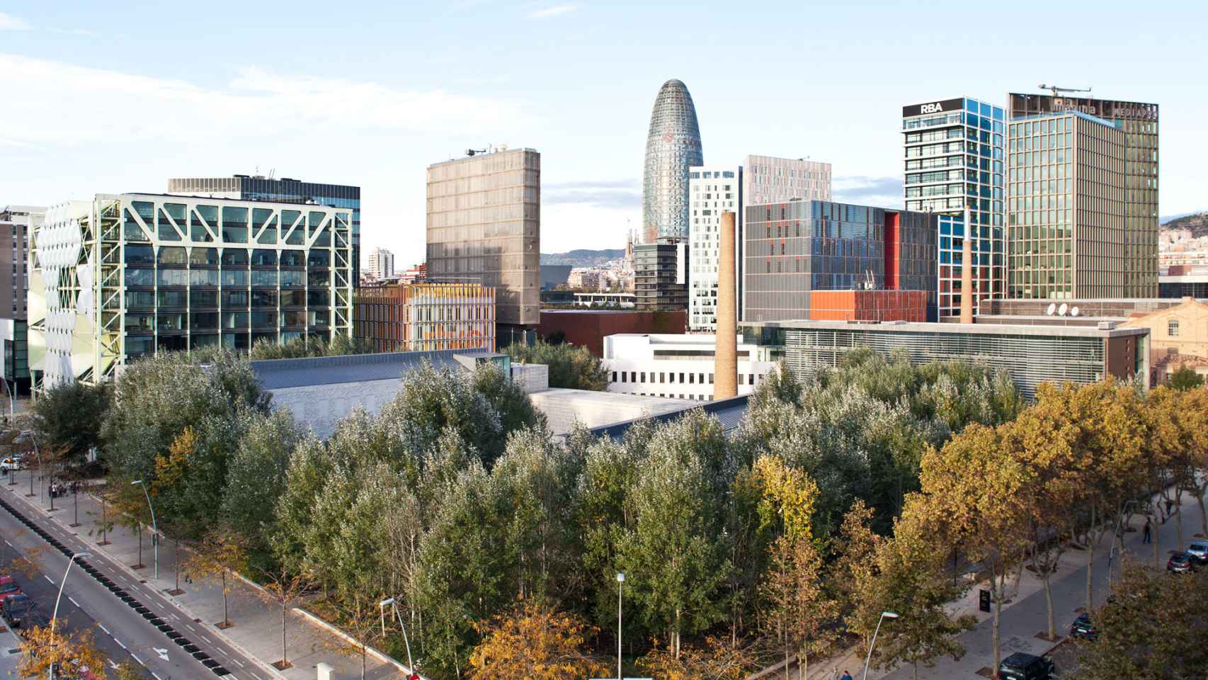 Edificios de oficinas del 22@ de Barcelona