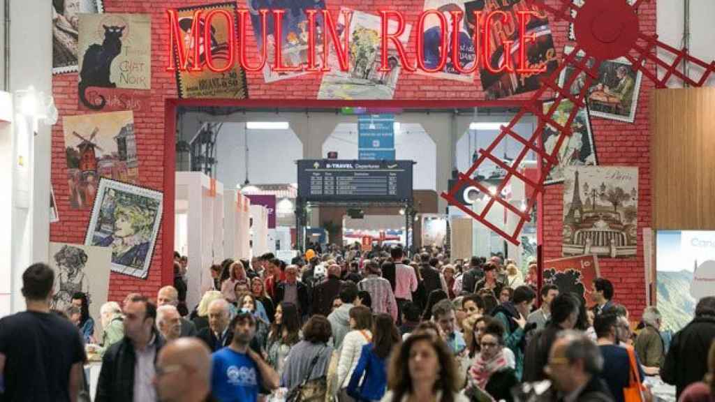 Visitantes en una edición anterior de la feria B-Travel de Barcelona / EFE