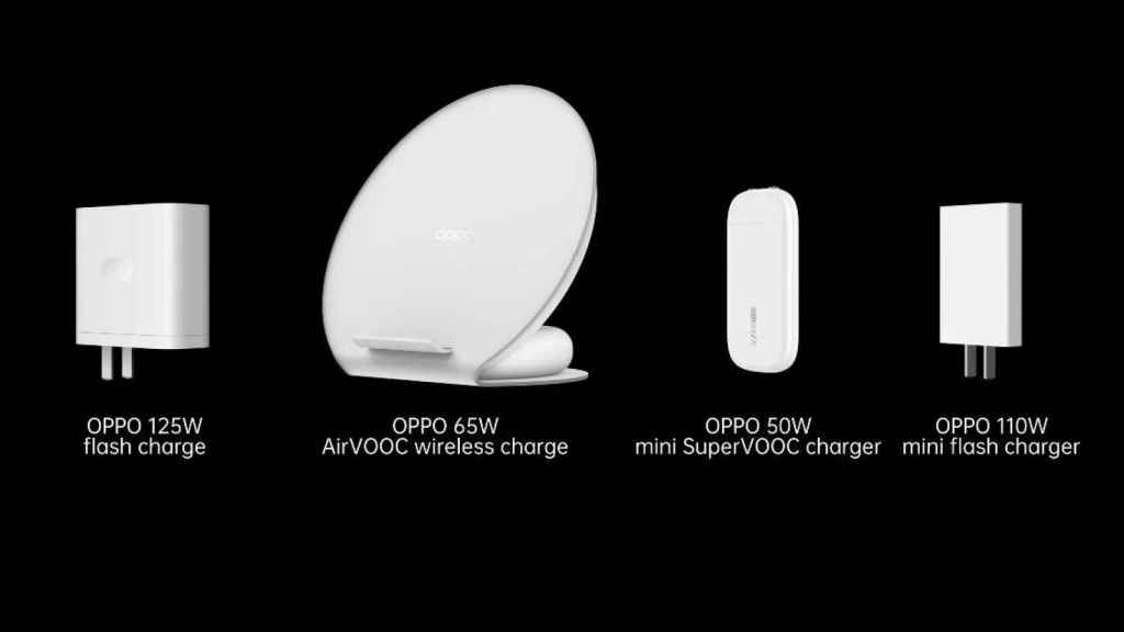 Los nuevos cargadores de Oppo