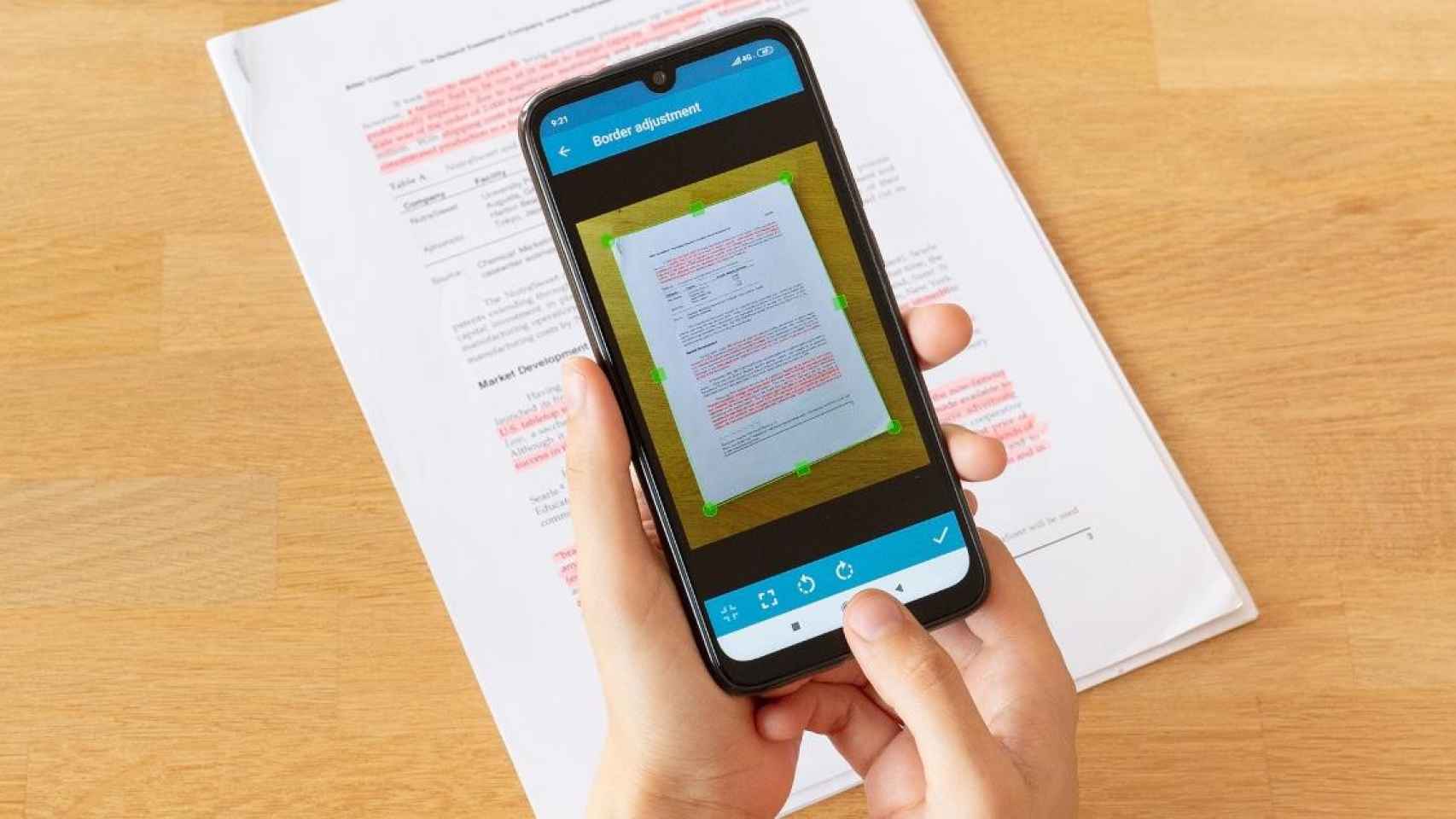 La app de Notebloc para escanear apuntes y textos