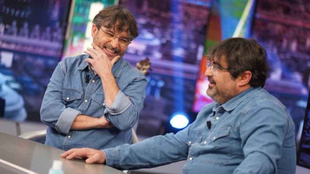 Jordi Évole y Paco Jiménez en 'El Hormiguero' / TWITTER