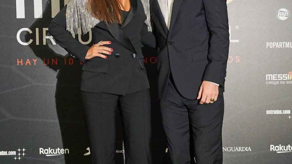 Messi y Antonella Roccuzzo en Messi10