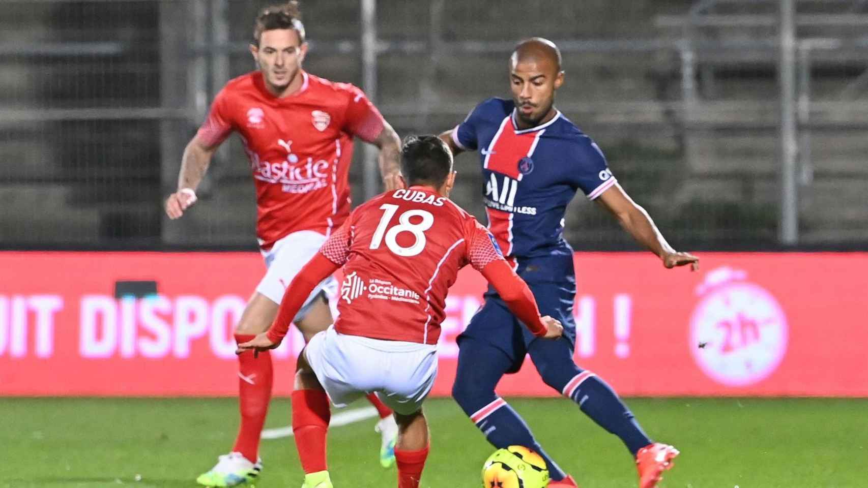 Rafinha en su debut con el PSG / EFE