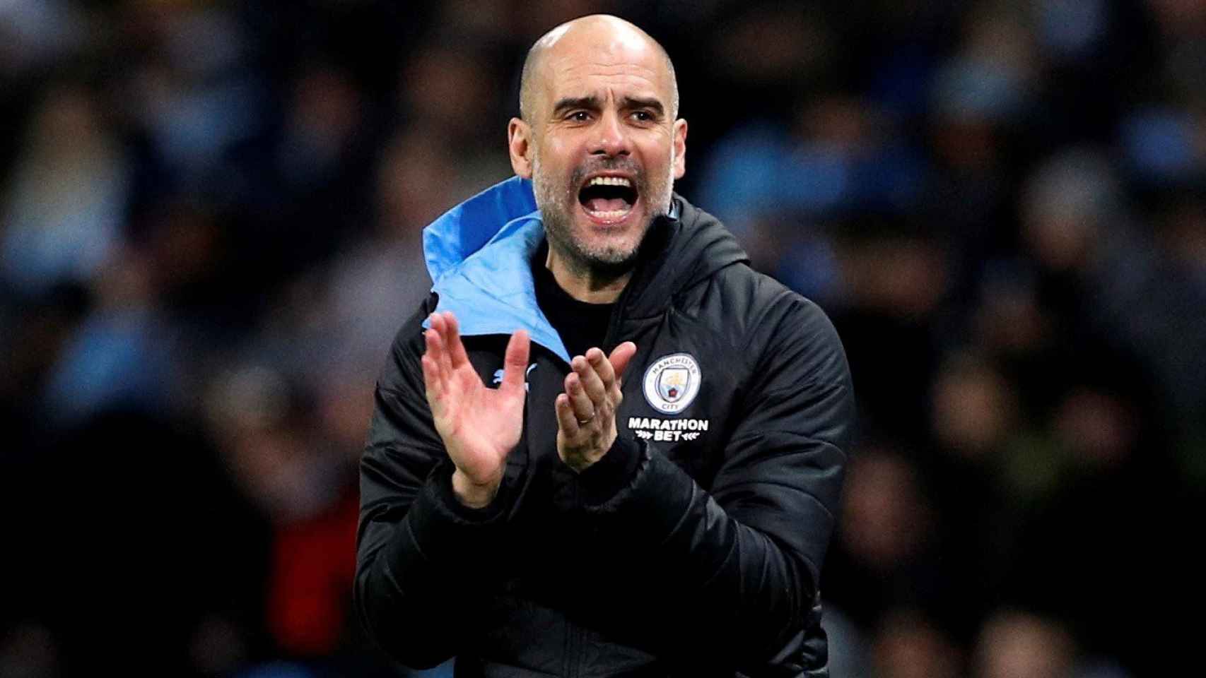 Pep Guardiola durante un partido /REDES