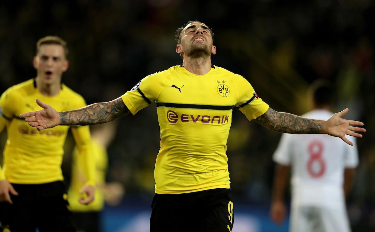 Una foto de archivo de Paco Alcácer en el Borussia Dortmund / EFE