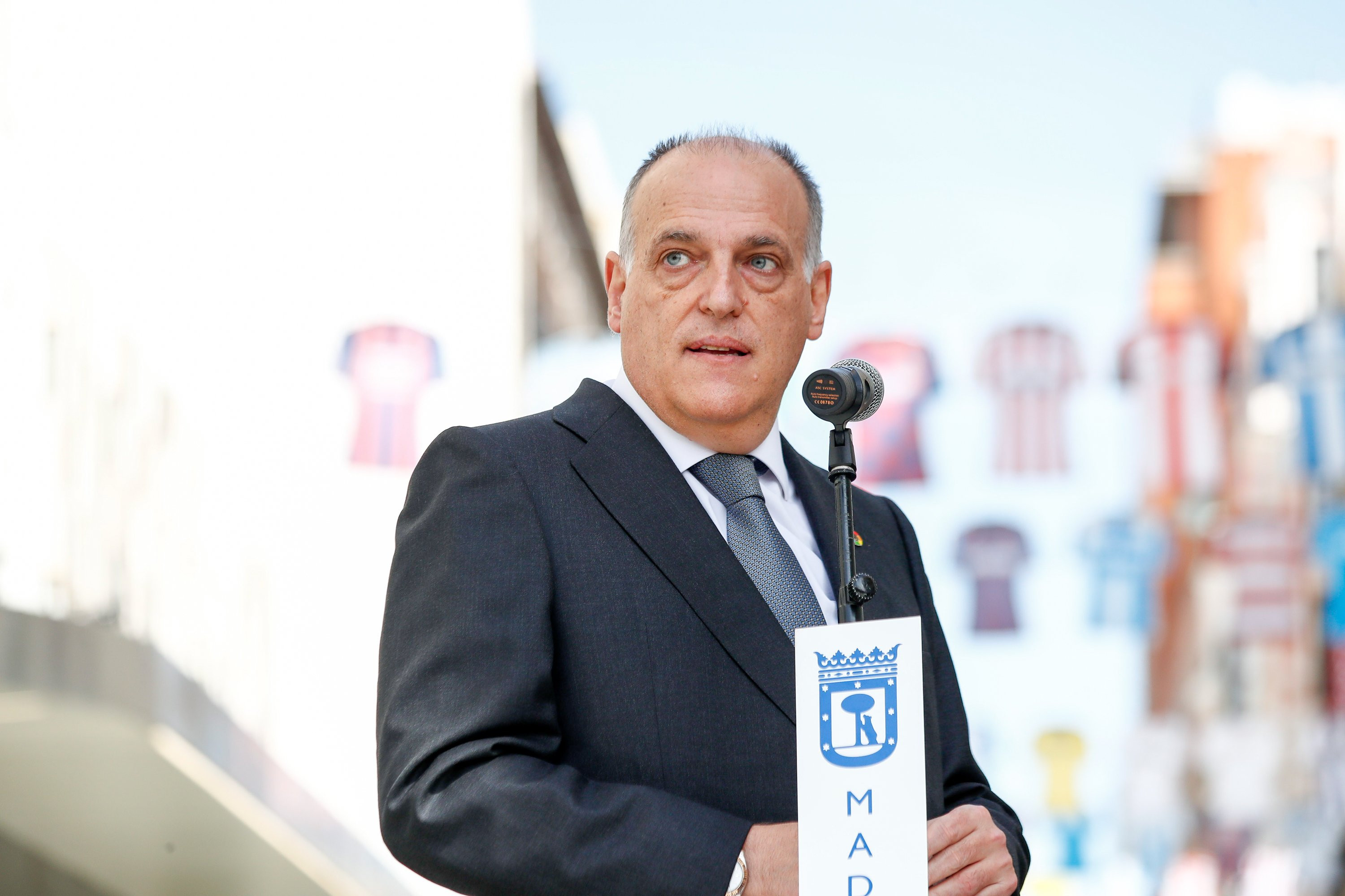 Javier Tebas en un acto de la Liga en Madrid / EFE