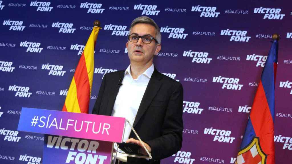 Víctor Font en un acto de la candidatura de 'Sí al futur' / 'Sí al futur'