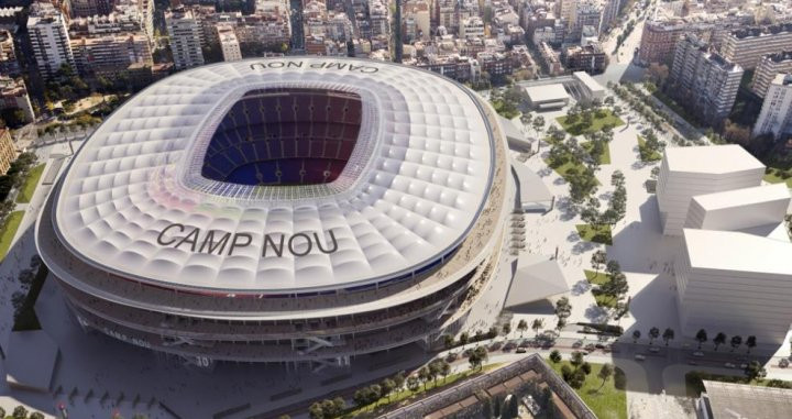 Imagen de la maqueta del Espai Barça / EFE