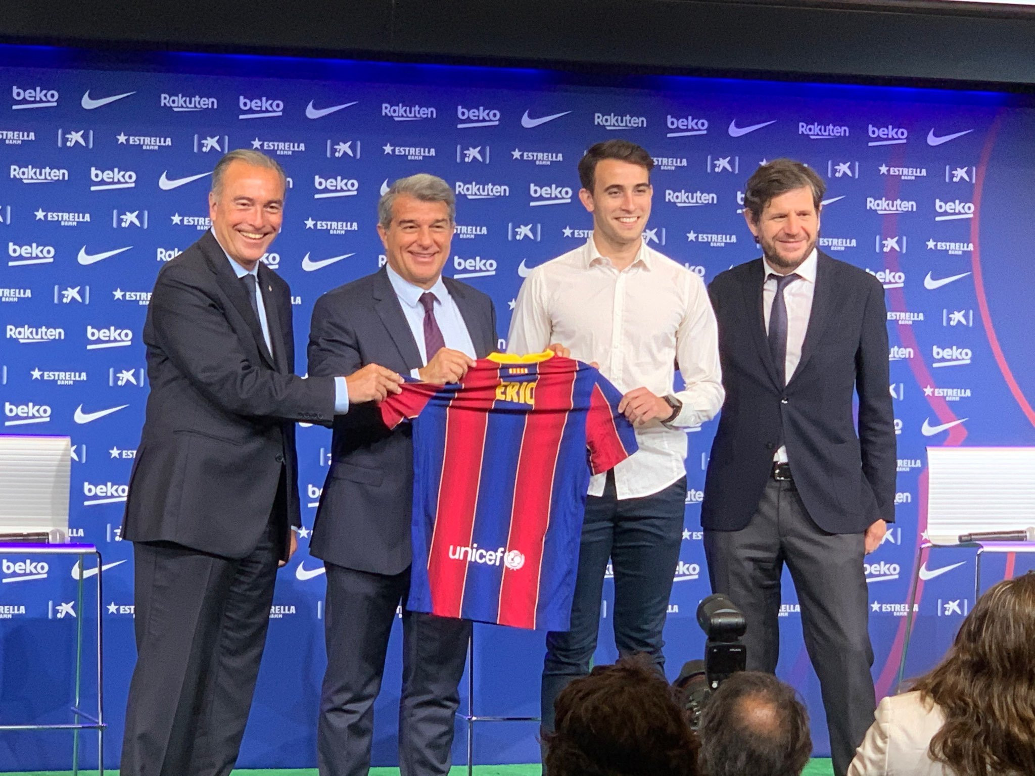 Rafa Yuste, Joan Laporta, Éric García y Mateu Alemany / CULEMANÍA