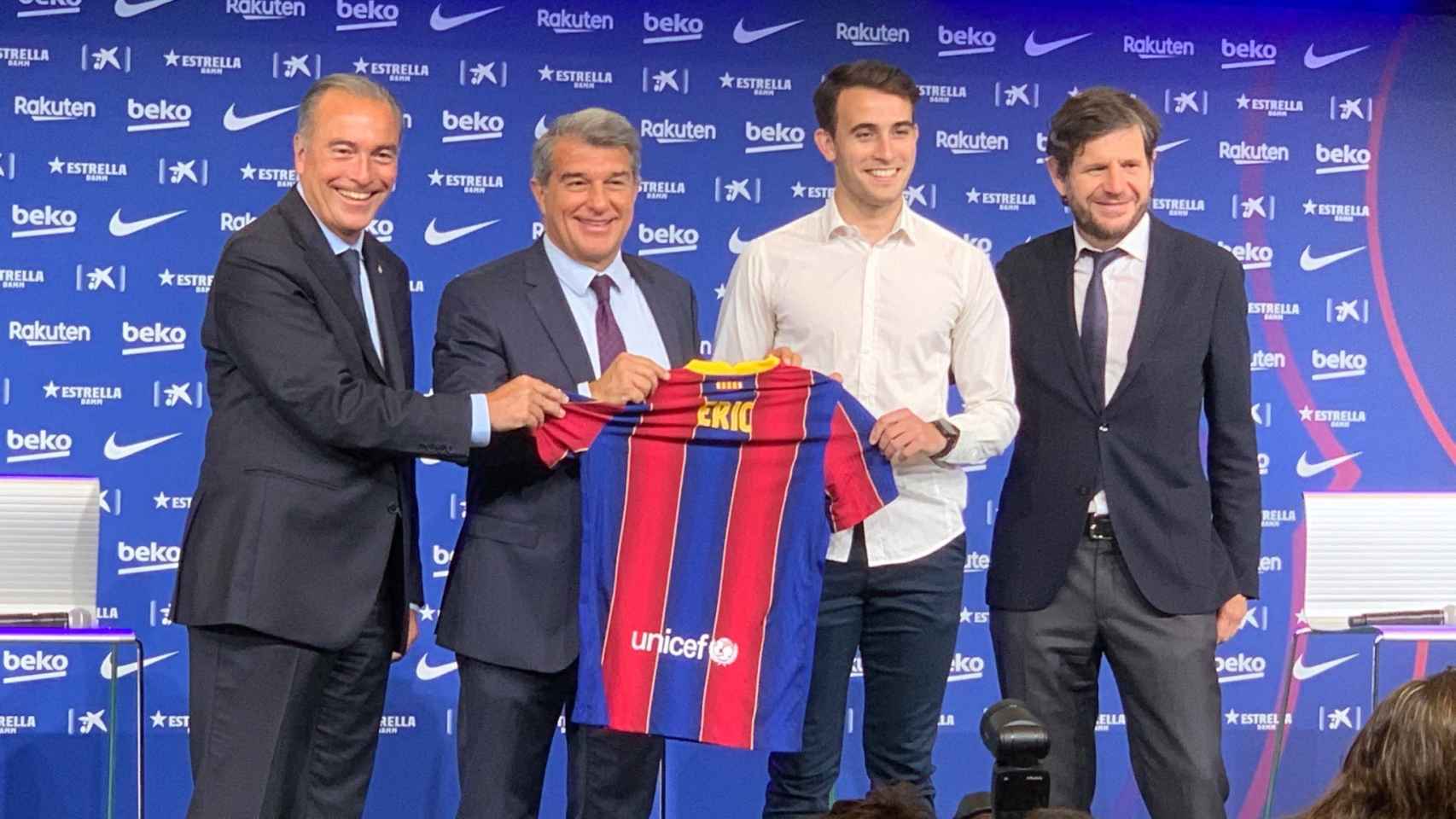 Rafa Yuste, Joan Laporta, Éric García y Mateu Alemany / CULEMANÍA