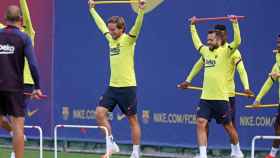 Ivan Rakitic entrenando con el Barça / FC Barcelona