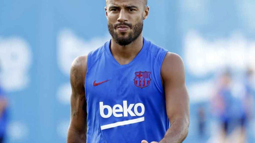 Una foto de Rafinha durante un entrenamiento del Barça / FCB