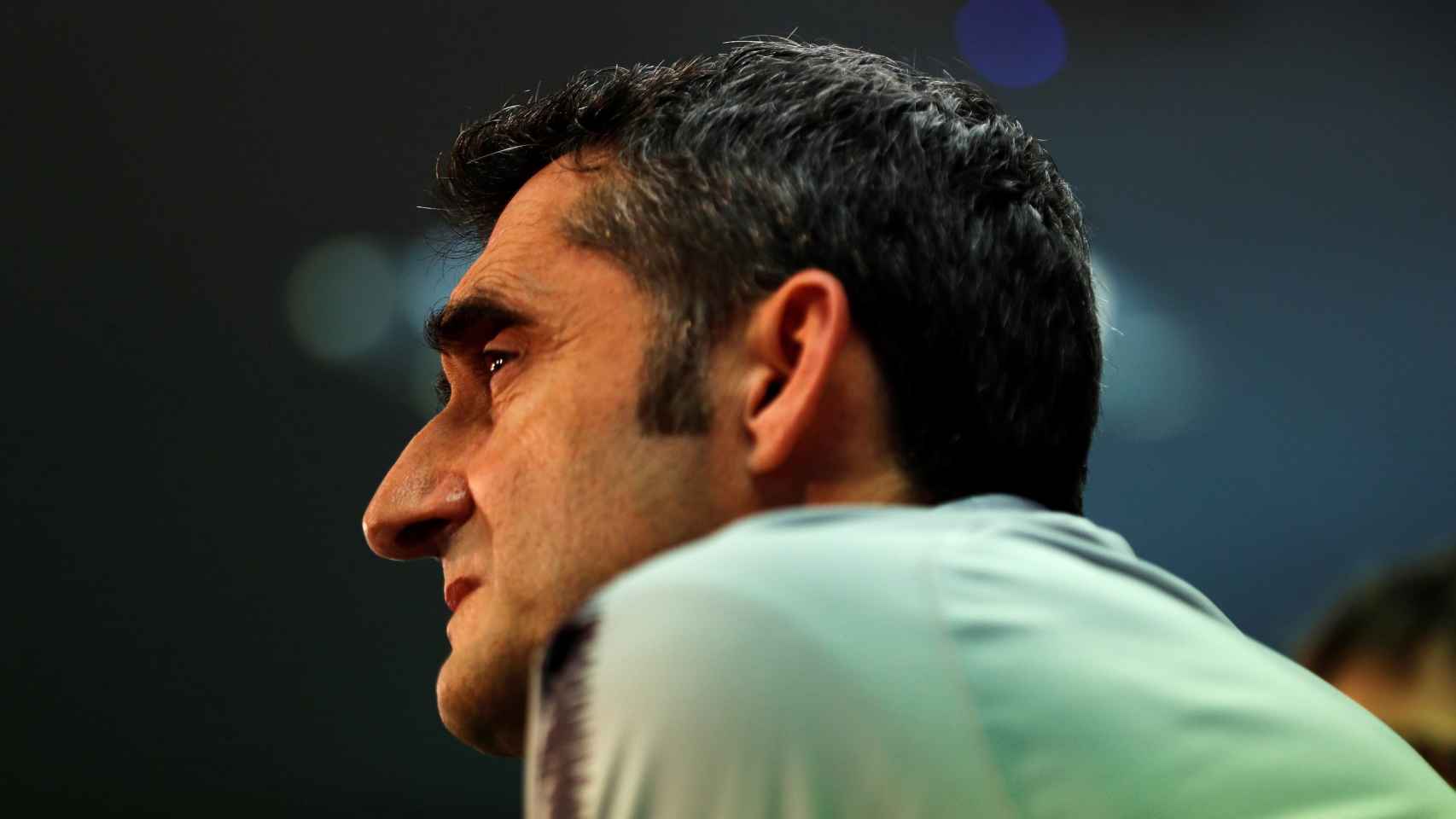 Una foto de Ernesto Valverde en rueda de prensa / EFE