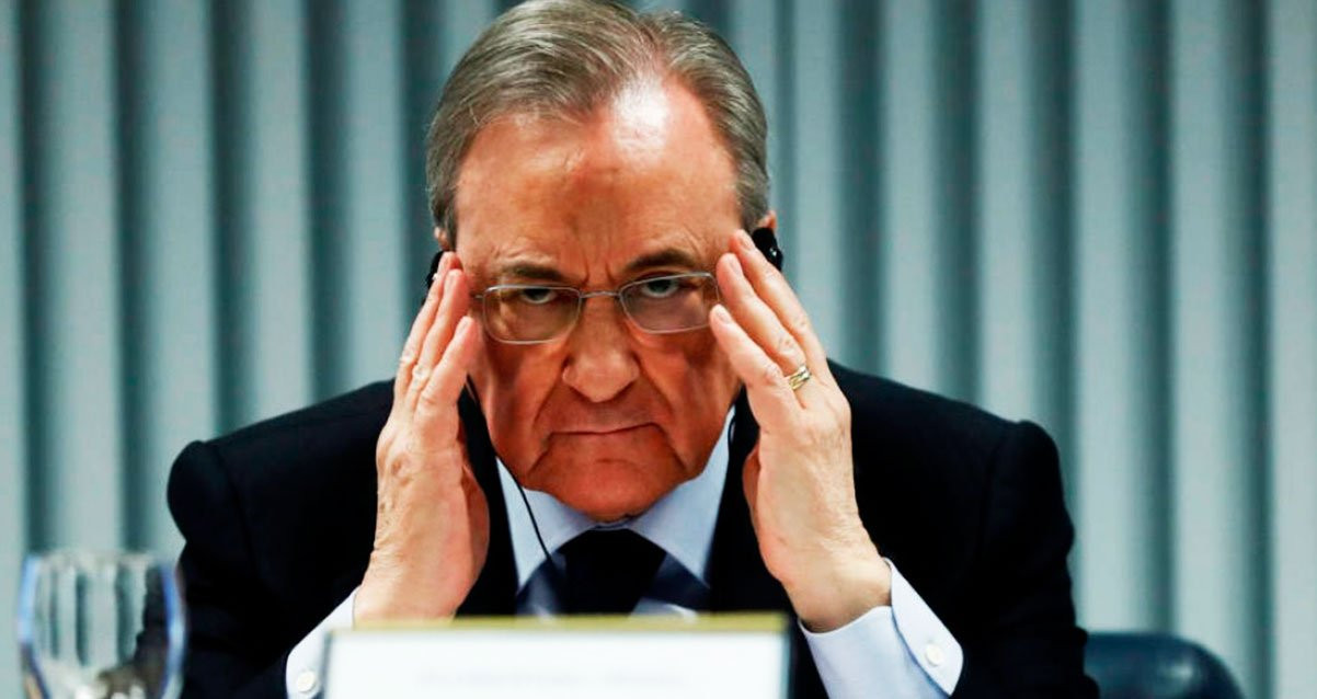 Florentino Pérez serio en una imagen de archivo / EFE