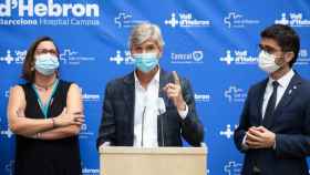 Josep Maria Argimon, consejero catalán de Salud, en un acto en el Hospital Vall d'Hebron / EP