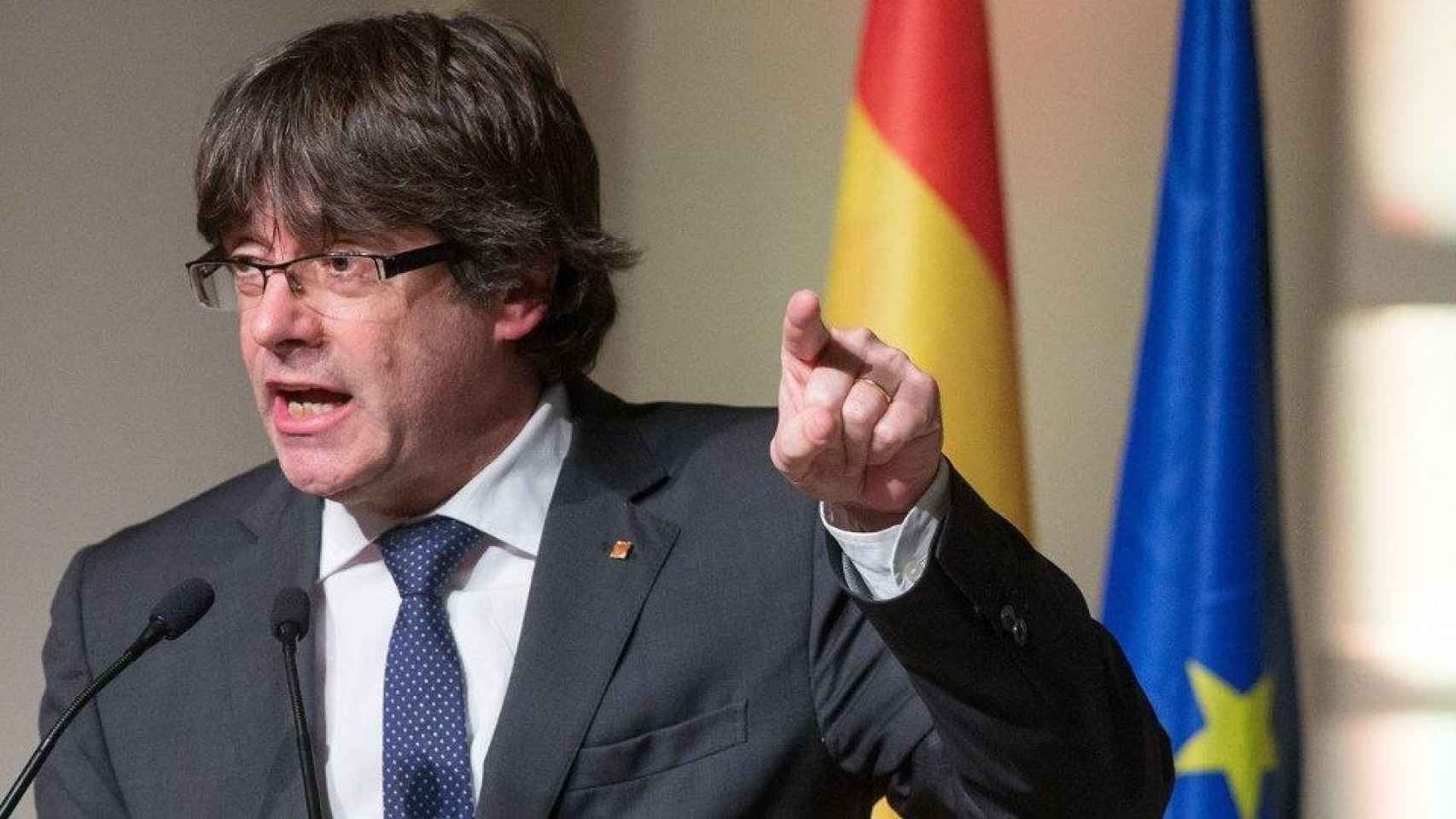 Carles Puigdemont, expresidente de la Generalitat, en Bruselas / EFE