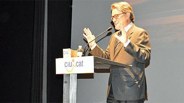 El presidente de la Generalidad y líder de CiU, Artur Mas