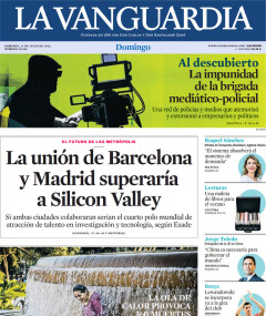 Portada de La Vanguardia, 17 de julio de 2022