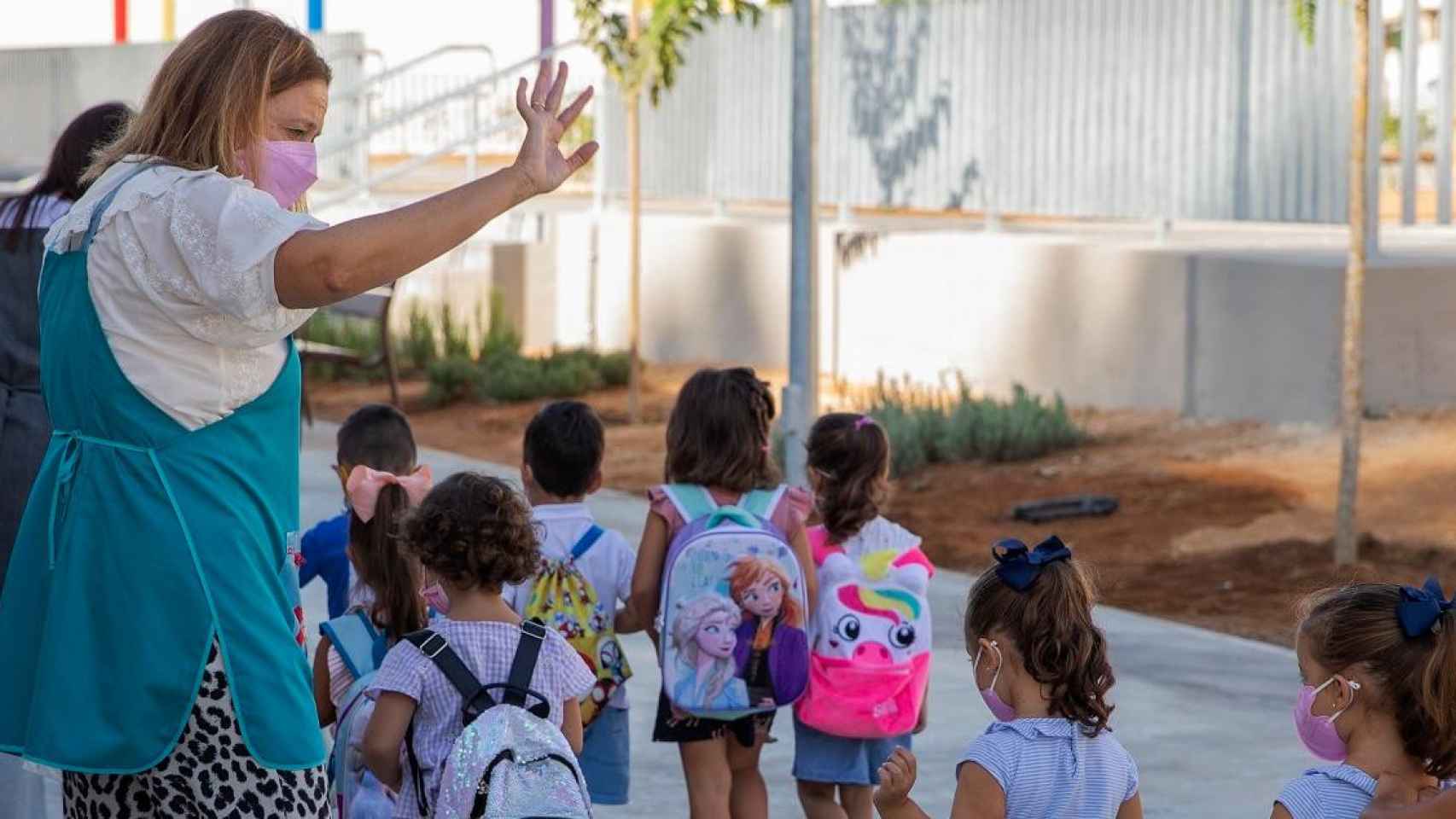 Alumnos de una de las guarderías de educación infantil / EUROPA PRESS