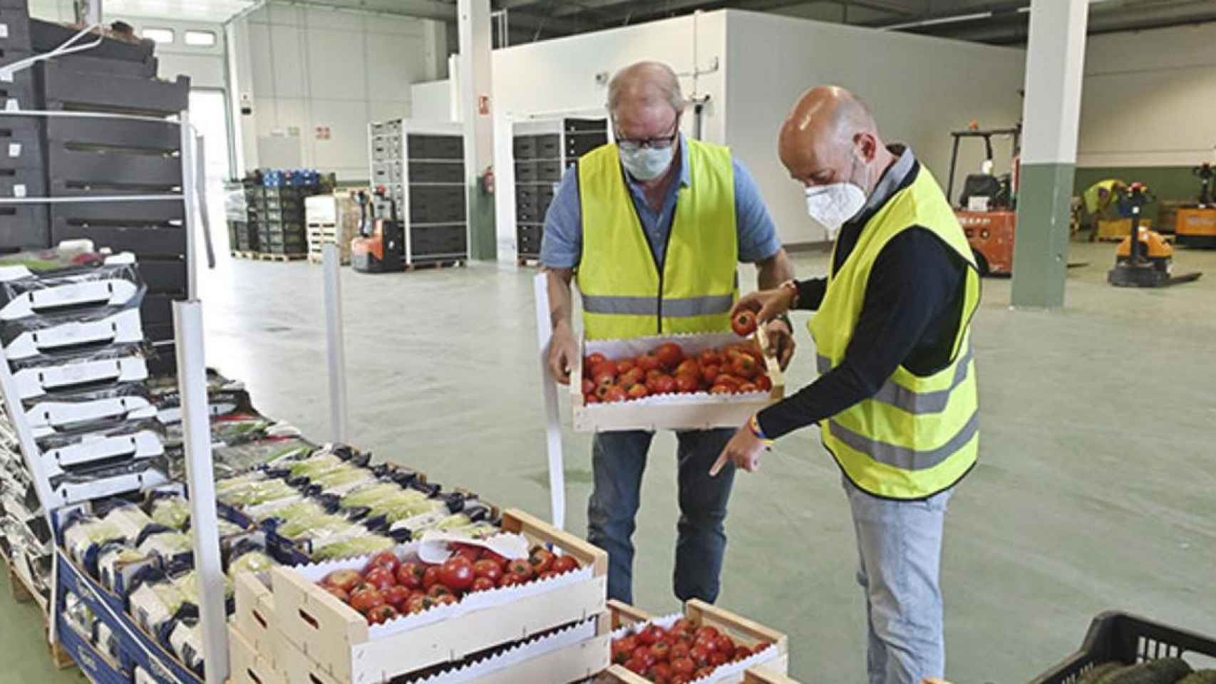 Nave del Banco de Alimentos en Mercabarna / MERCABARNA