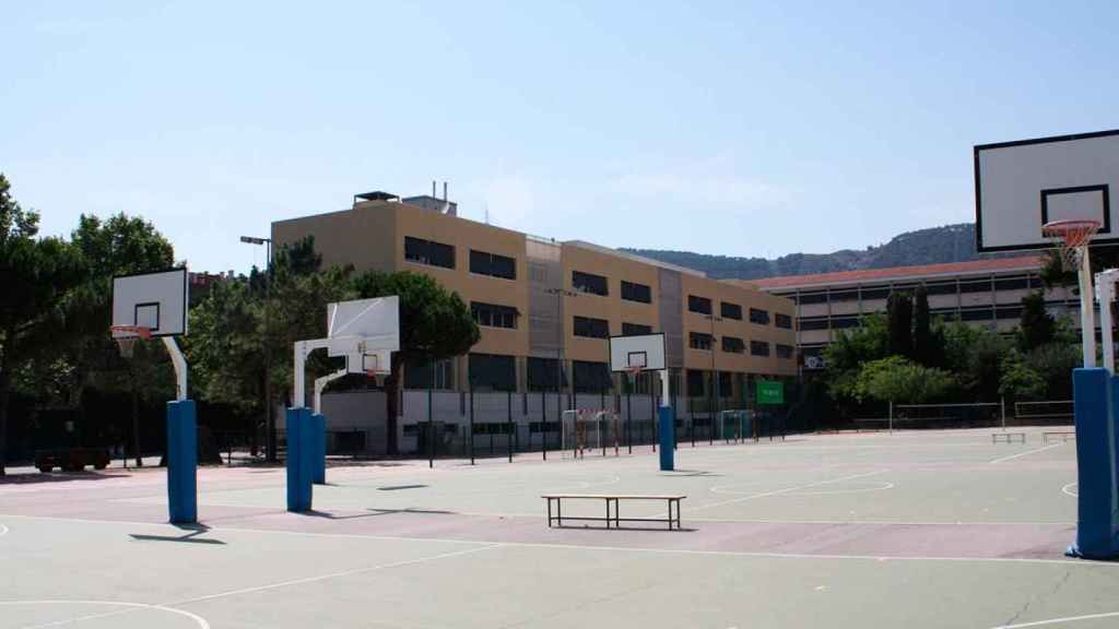 Imagen de la pista de baloncesto del Liceo Francés de Barcelona / CG