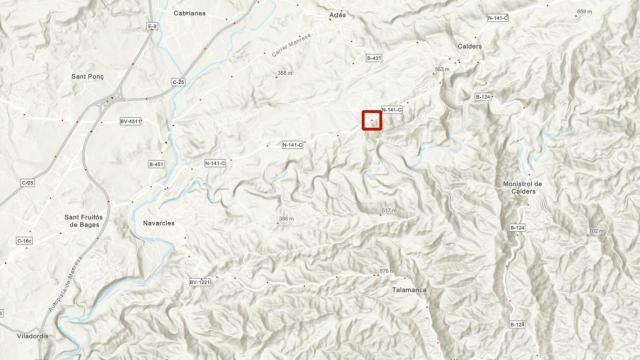 Punto kilométrico 14 de la N-141c