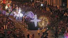 La cabalgata de los Reyes Magos en Barcelona, en una imagen de archivo / EFE