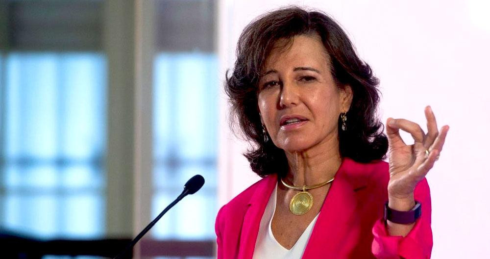 La presidenta de Banco Santander, Ana Botín / EFE