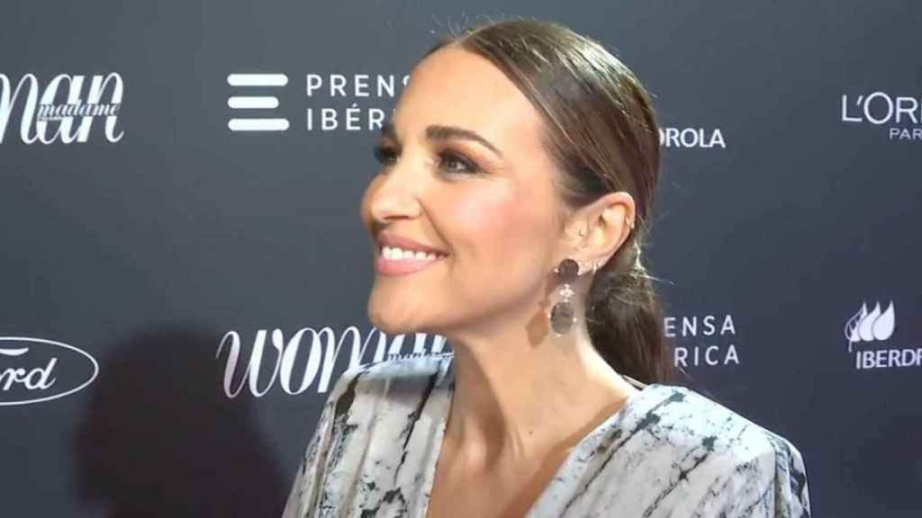 Paula Echeverría habla de David Bustamante en la gala de los Premios Woman / MEDIASET