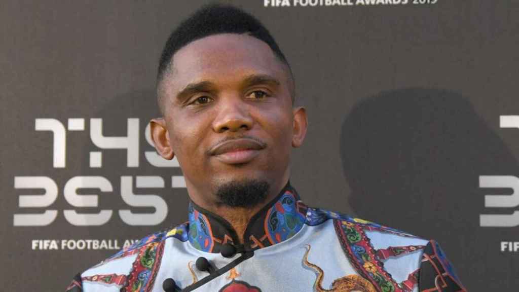 Samuel Eto'o en los premios The Best