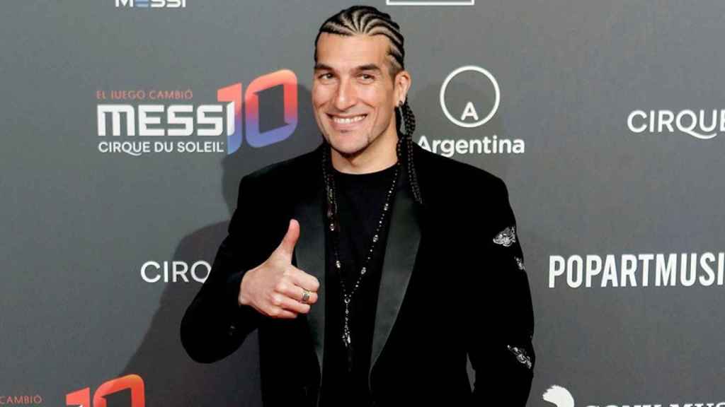 El exportero José Manuel Pinto en la presentación del espectáculo de Cirque du Soleil inspirado en Messi / EFE